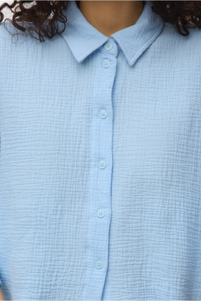 VMNATALI CROP SHIRT WVN NOOS 10279685 Airy Blue